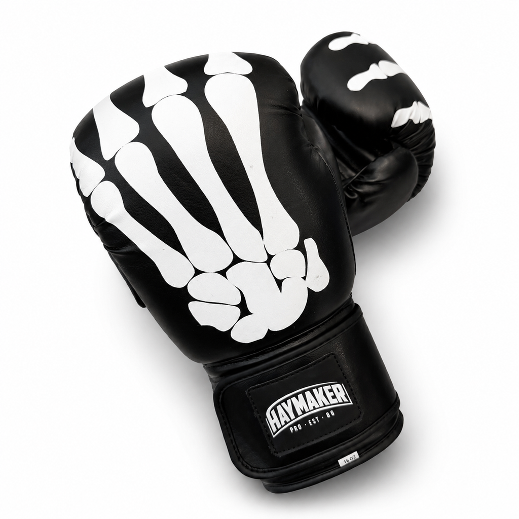 Black Bone Gloves | Top Seller | Velcro