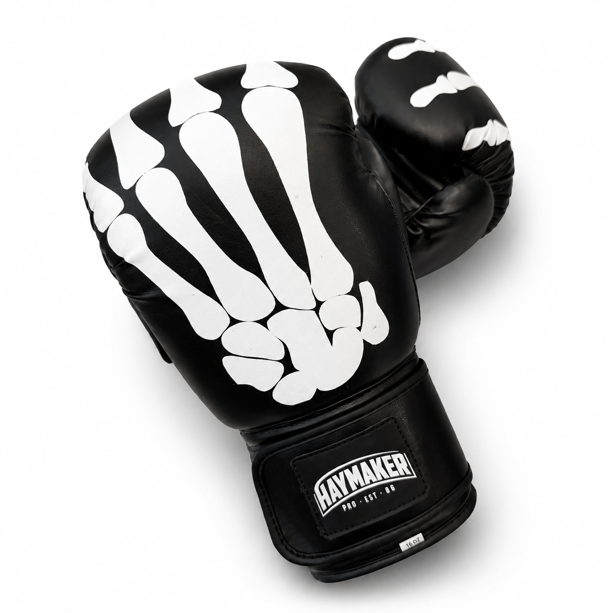 Black Bone Gloves | Top Seller | Velcro
