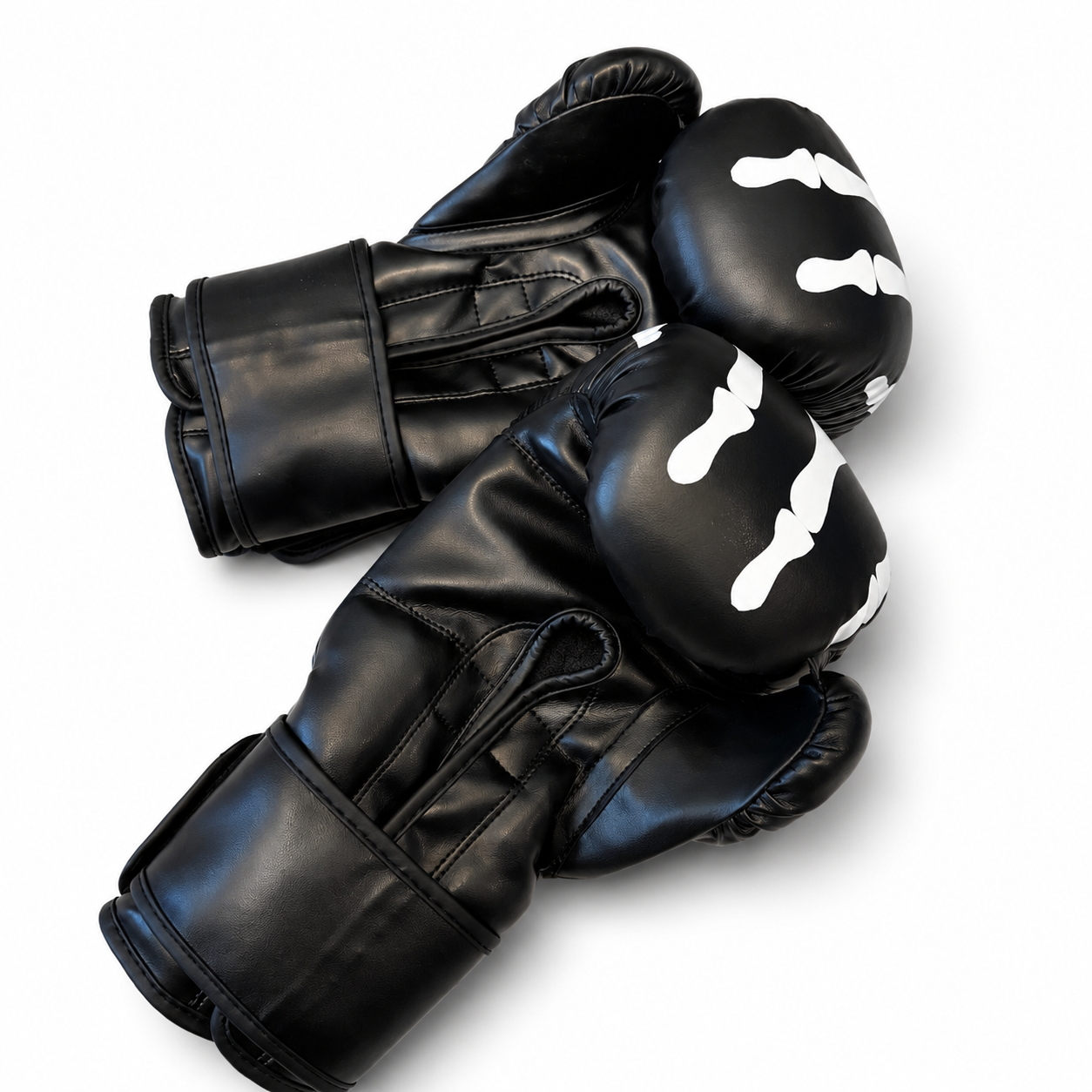Black Bone Gloves | Top Seller | Velcro