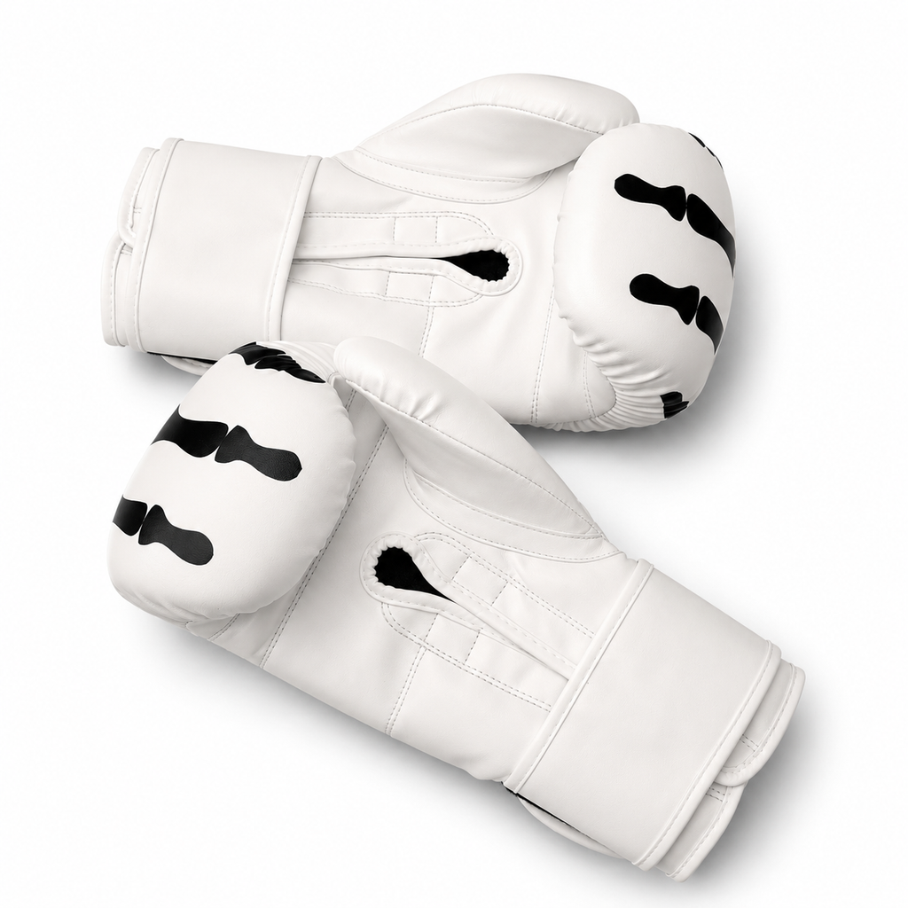 White Bone Gloves | Top Seller | Velcro